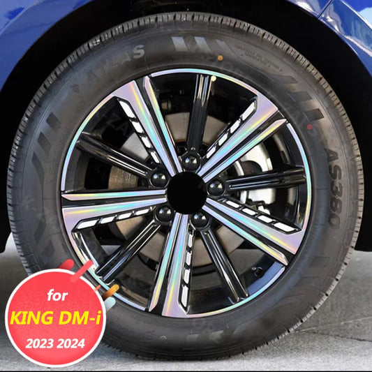 Car Interior Decoration Accessories, Wheel Hub Color Changing Patches, Scratch Covering Patches for BYD KING Dm-I 2024 2025