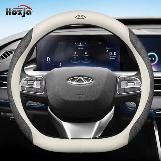 Suitable for Chery Omoda C5 5 FX EV 2022 2023 2024 2025 2026 Car Steering Wheel Cover Non-Slip Leather Auto Interior Accessories