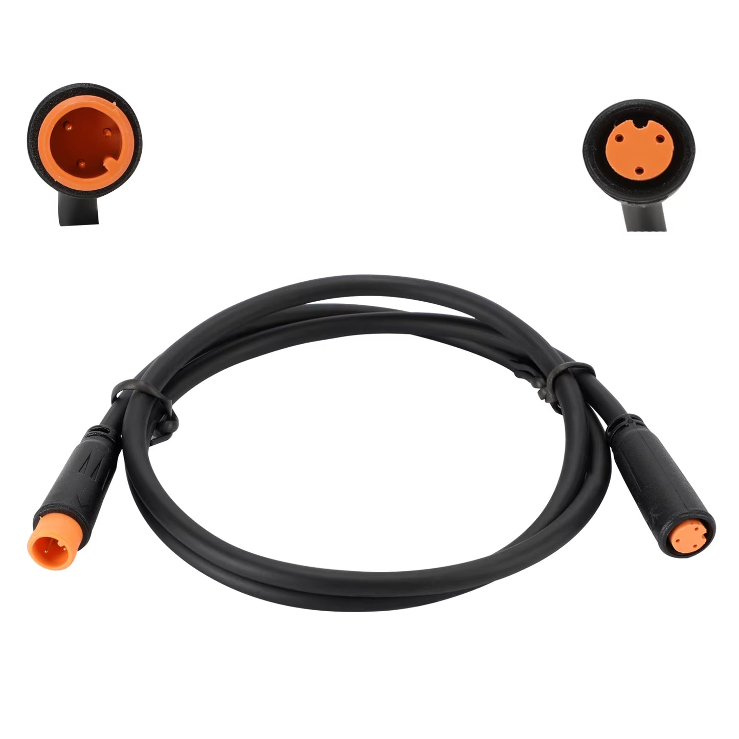 Ebike Cables - 2/3/4/5/8/9 Pins Electric Bike Extension Cables for Motor, Brakes, Gear Sensor, Display, Controller, and Throttle