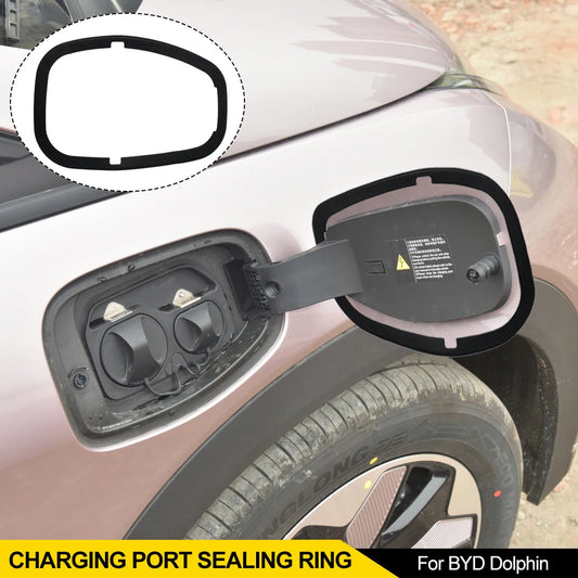 Car Charging Port Dust Plug Protective Cover Rubber Sealing Charging Port Sticker for BYD EV Atto 3 Yuan plus Dolphin Accessorie