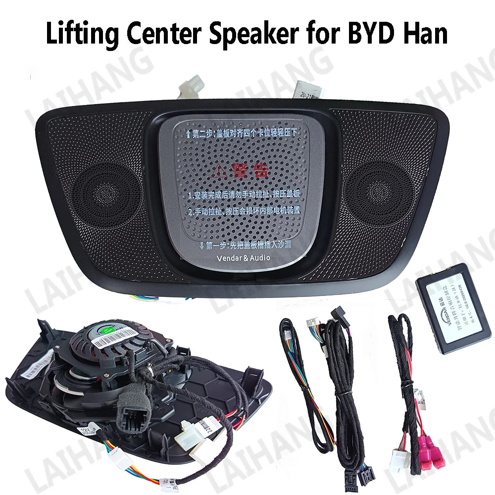Car Sound Speakers for BYD Seal 06 Dm-I EV Han EV Dmi Seal U Dmi Lifting Center Tweeters Audio LED Dinamic Ambient Lighting