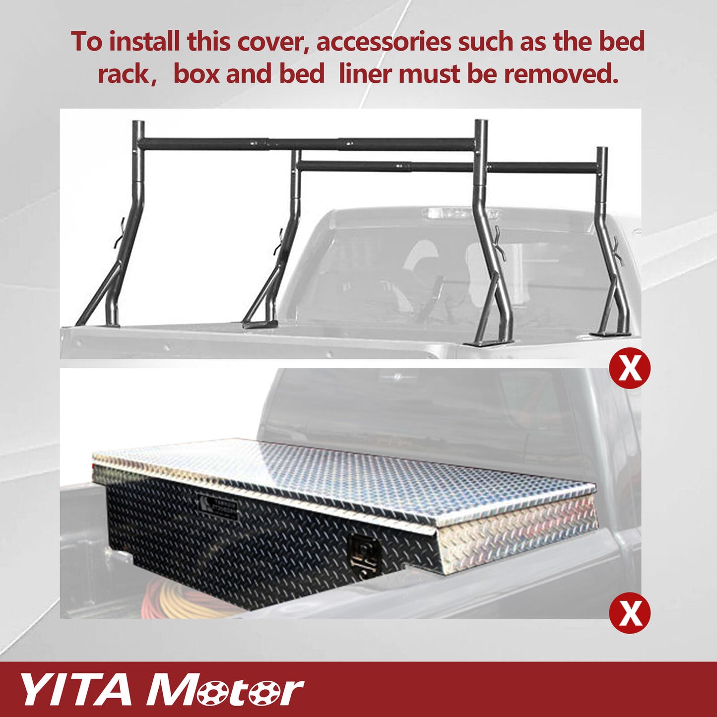 6.9Ft Bed Soft Roll up Tonneau Cover for 2020-2025 Chevy Silverado 2500 3500 HD