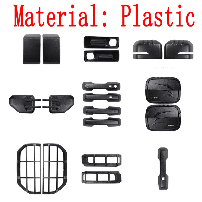 For BYD Equation Leopard 5 2023 2024 Car Tail Light Cover Guard Carbon Fiber Surround Taillight Auto Parts Car Accessories