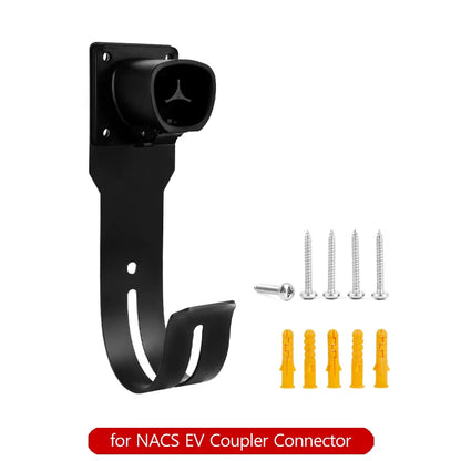 EV Charging Cord Hanger for Tesla Model 3 Y X S Charger Holder Wall Mount Nozzle Holster Dock Mobile Charger Cable Organizer