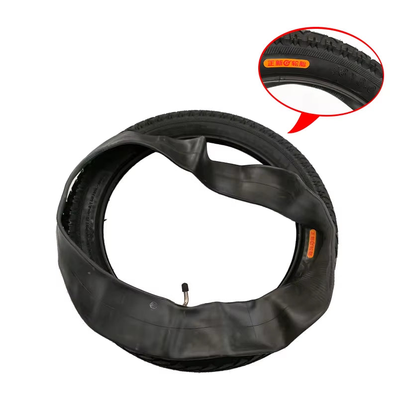 CST18*3.0 Outer Tyre Inner Tube 18X3.0 Off-Road Tire 76-355 Tube for 18 Inch Electric Vehicle Electric Tricycle Wheel