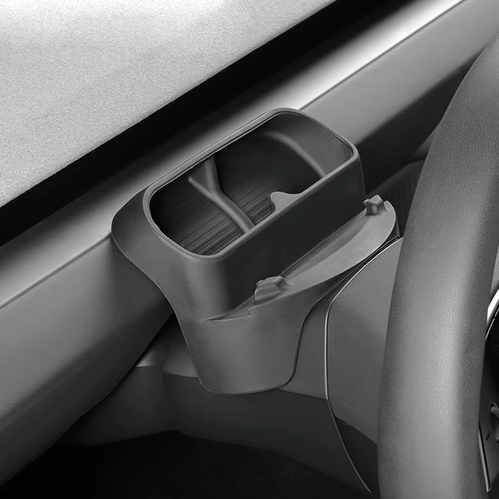 For New Tesla Model Y Juniper 2025 Model 3 Highland Steering Wheel Silicone Mobile Phone Holder Storage Box Sunglasses Stand