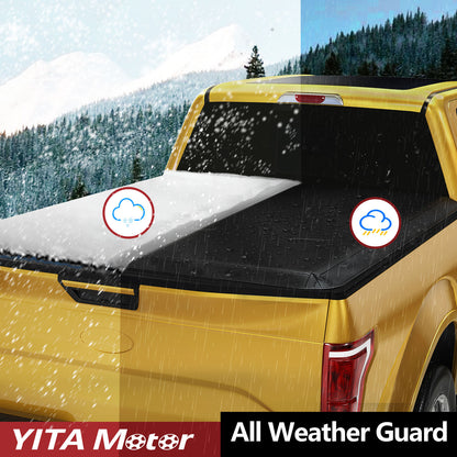 6.9Ft Bed Soft Roll up Tonneau Cover for 2020-2025 Chevy Silverado 2500 3500 HD