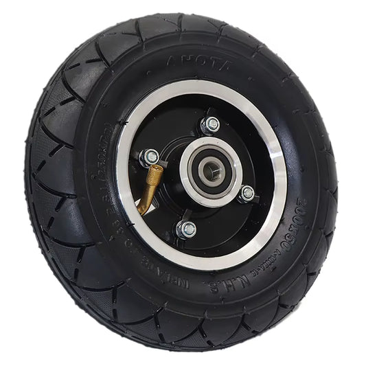 200X50 Electric Scooter Tyre Wheelcenter Axle Hub 8" Scooter Tire Alloy Wheel Pneumatic Tire Electric Vehicle 200*50