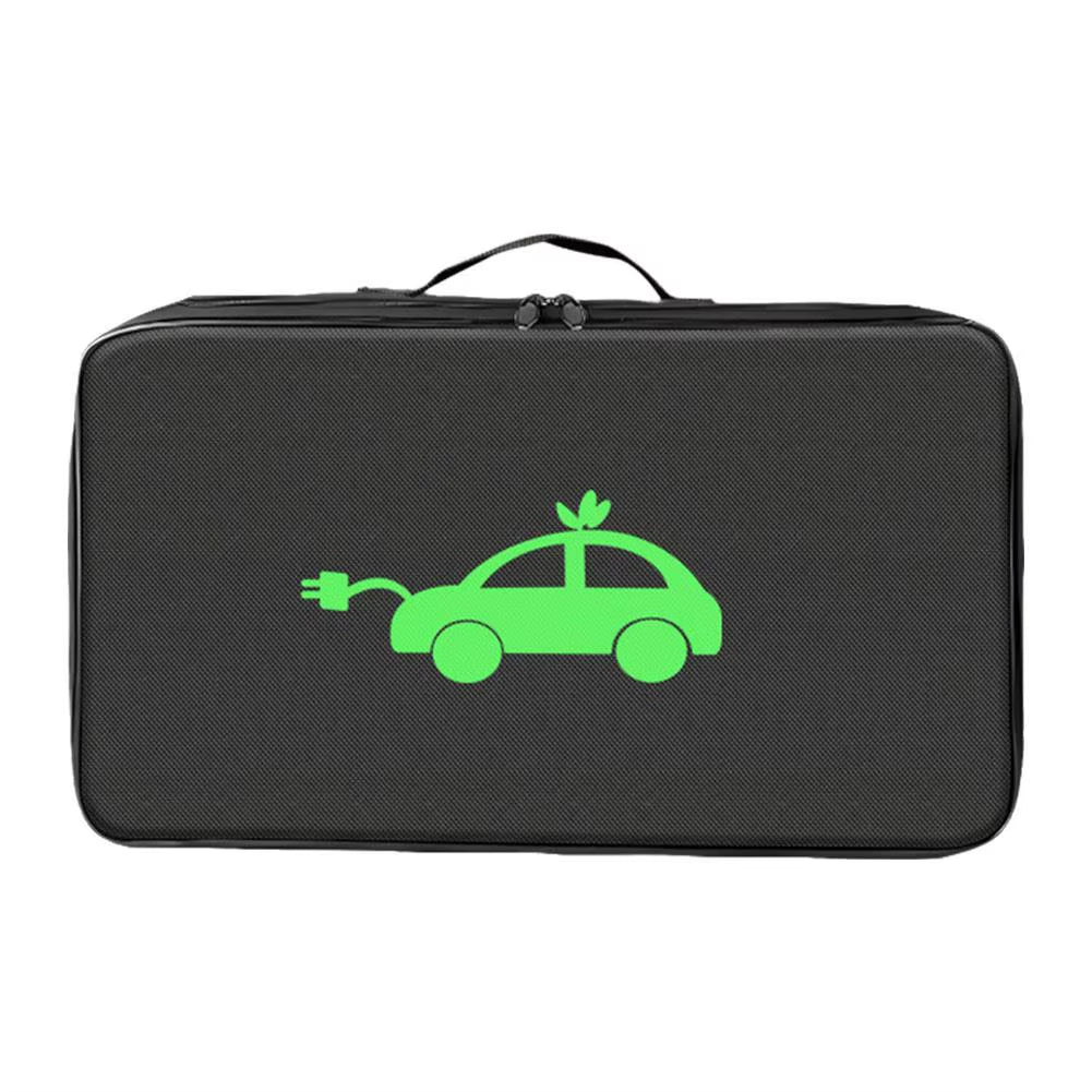 EV Cable Organizer Bag Electric Car Charger Box Charging Organizer Jumper Cable Bag Electric Vehicle Charging Cable Case