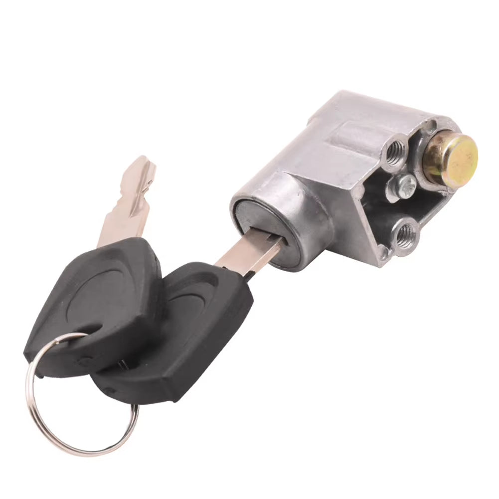 2Pcs Electric Vehicle Battery Lock Electric Bike E-Bike Battery Saddle Tube Lock Key Anti-Theft Lock Alluminum Bicycle Lock