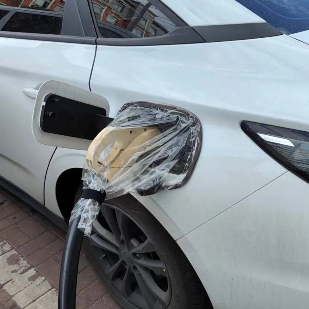 Electric Car Charging Plug Port Rainproof Cover Magnetic 360° All-Round Waterproof Dustproof Electric Vehicle Charging Protector