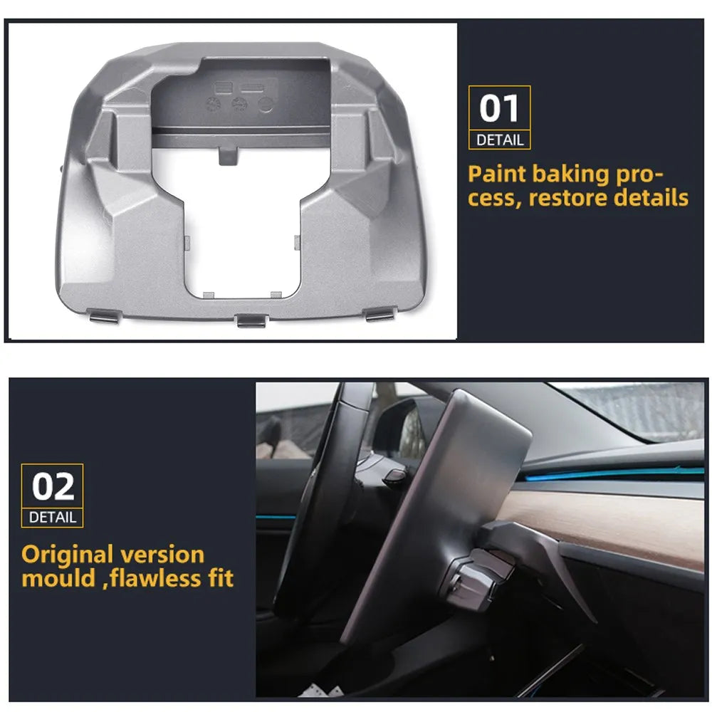 Screen Swivel Tilt Mount for Tesla Model 3 Model Y Center Console Navigation Screen Rotating Holder Bracket Interior Accessories