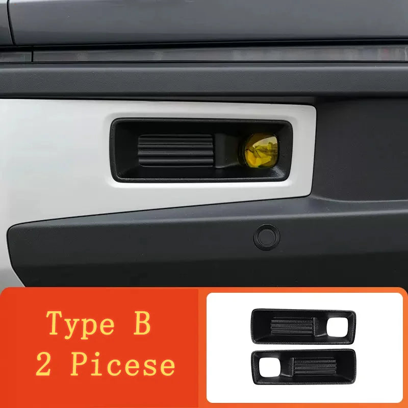 For BYD Equation Leopard 5 2023 2024 Car Tail Light Cover Guard Carbon Fiber Surround Taillight Auto Parts Car Accessories
