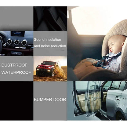 For Tesla 2017-2025 Model Y Juniper X S 3 Highland Door Seal Kit Soundproof Rubber Weather Strip Wind Noise Reduction Kit