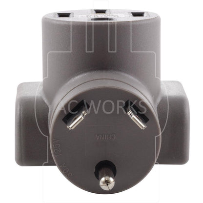 EVSE Charging Adapter RV TT-30P 30 Amp Plug to 50 Amp Electric Vehicle Adapter for Tesla Model S