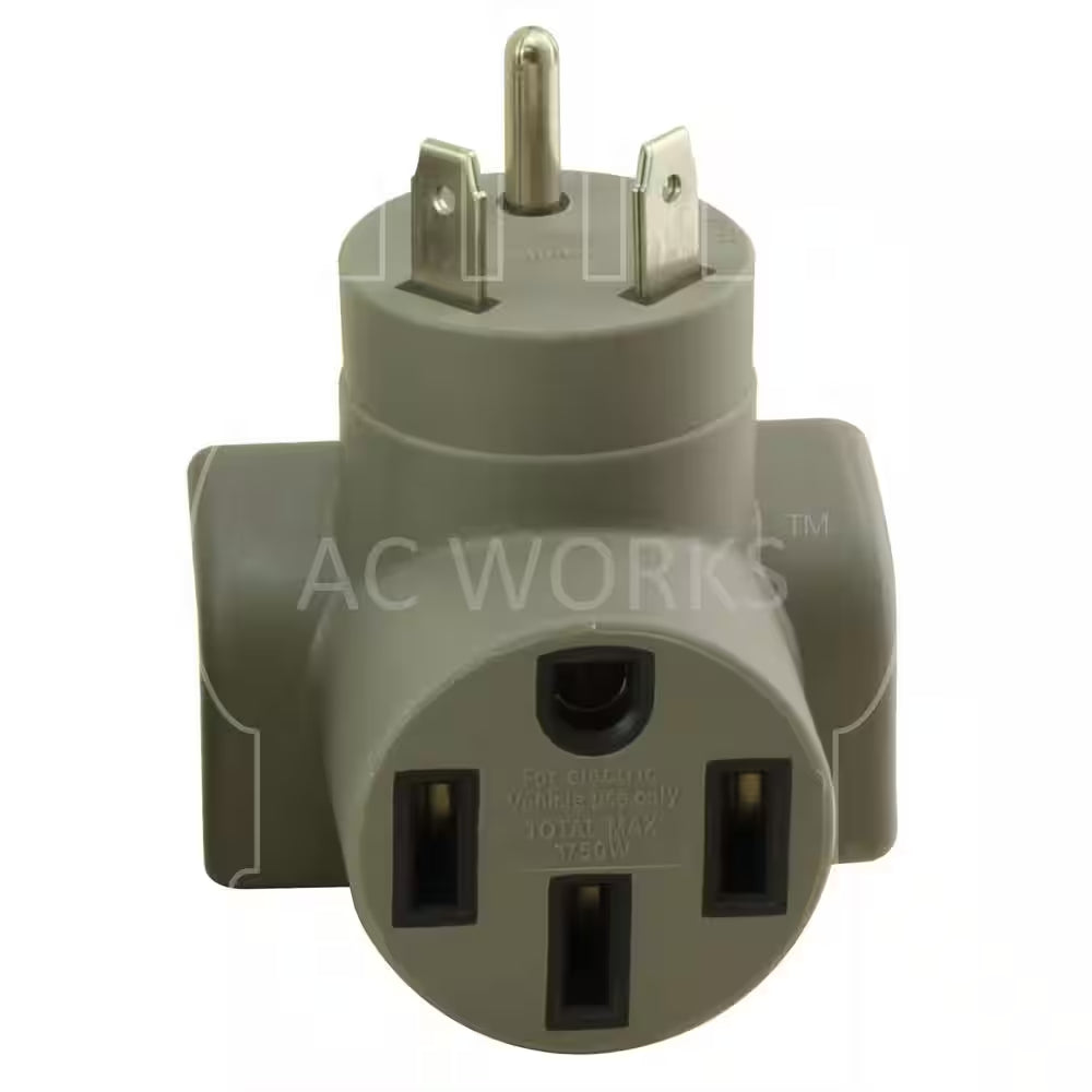 EVSE Charging Adapter RV TT-30P 30 Amp Plug to 50 Amp Electric Vehicle Adapter for Tesla Model S