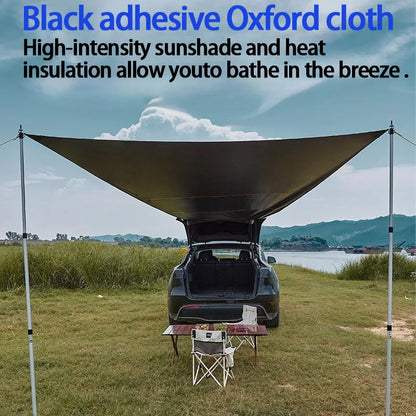 For New Tesla Model Y 2025-2020 Year Outdoor Car Trunk Tent Waterproof Car Trunk Extension Tent Sunshine-Proof Camping Equipment