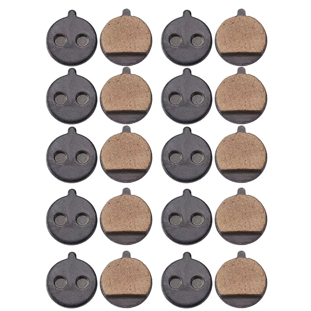 Folding Bike Disc Brake Pads 10 Pairs Electric Vehicle Brake Pads Electric Scooter Brake Pads for Kugoo Cycling Repair Accessory