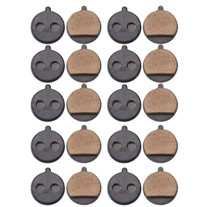 Folding Bike Disc Brake Pads 10 Pairs Electric Vehicle Brake Pads Electric Scooter Brake Pads for Kugoo Cycling Repair Accessory