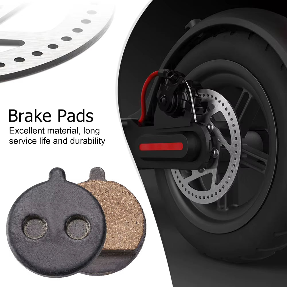 Folding Bike Disc Brake Pads 10 Pairs Electric Vehicle Brake Pads Electric Scooter Brake Pads for Kugoo Cycling Repair Accessory