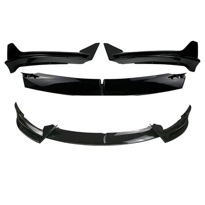For Tesla Model 3 Y 2017-2023 Front Lip AD Body Kit Glossy Black Sport Bumper Spoiler Model 3 Model Y Auto Accessories