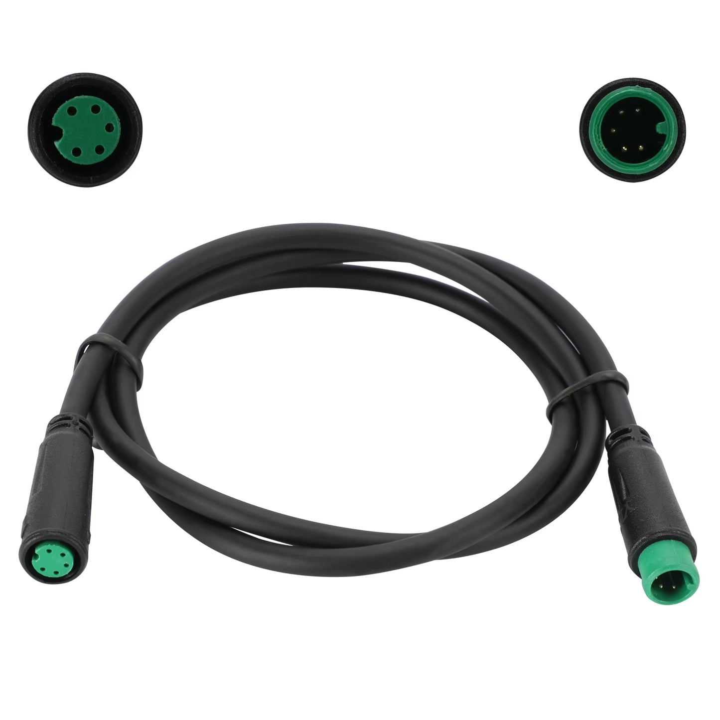 Ebike Cables - 2/3/4/5/8/9 Pins Electric Bike Extension Cables for Motor, Brakes, Gear Sensor, Display, Controller, and Throttle