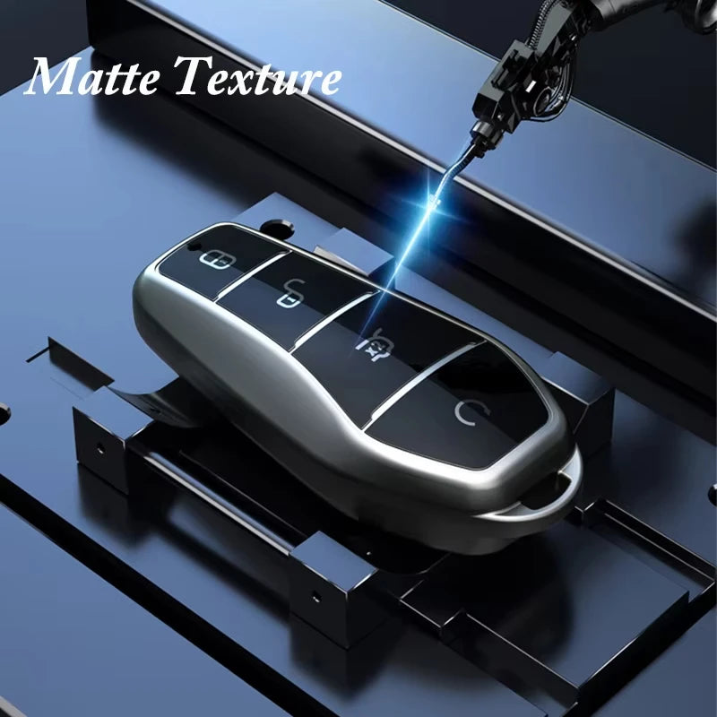 TPU Car Key Case for BYD Atto 3 Han EV Dolphin Durable Second Song Pro Tang Dm Qin plus MAX Yuan Key Bag Holder Cover Chain