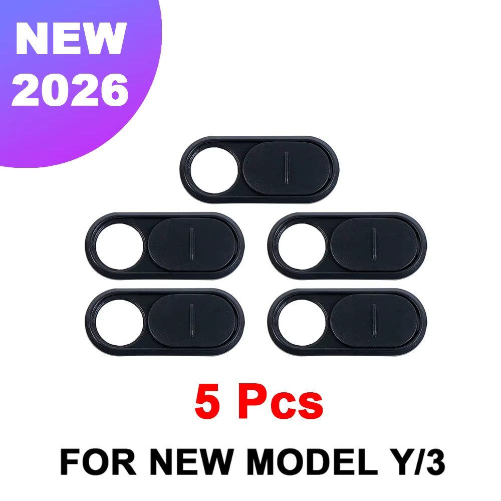 Car Camera Cover for Tesla Model Y 3 Cybertruck All Webcam Slide Blocker Privacy Protector Compatible with Tablet PC Laptop Ipad