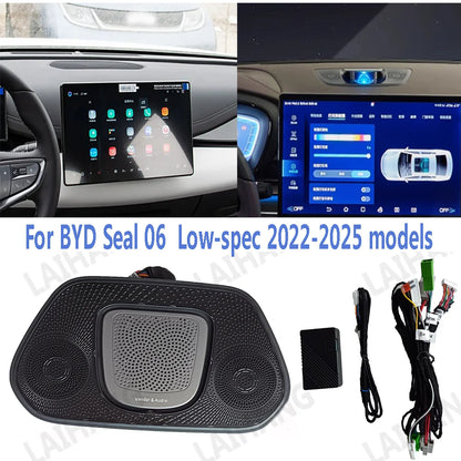 Car Sound Speakers for BYD Seal 06 Dm-I EV Han EV Dmi Seal U Dmi Lifting Center Tweeters Audio LED Dinamic Ambient Lighting