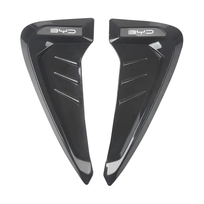 Car Shark 3D Gills Stickers Side Fender Vent Decoration Modification Hood Air Outlet Stickers for BYD Song Qin Han EV Tang DM