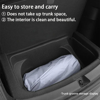Inflatable Air Mattress for Tesla Model Y & Model 3 2017-2025 Outdoor Camping Inflatable Special Suede Fabric Car Travel Bed