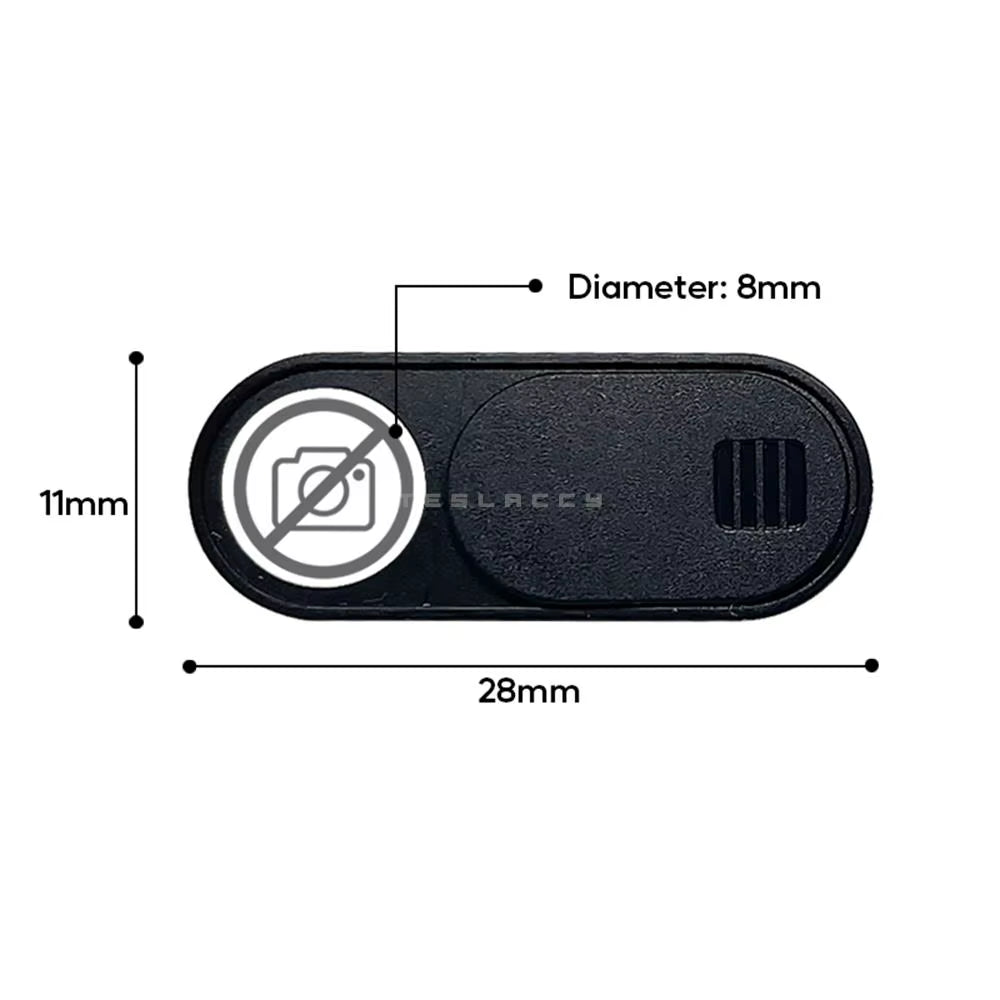 Car Camera Cover for Tesla Model Y 3 Cybertruck All Webcam Slide Blocker Privacy Protector Compatible with Tablet PC Laptop Ipad