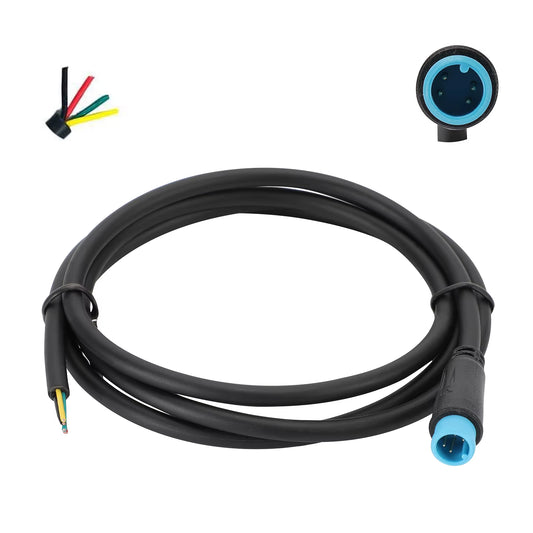 Ebike Cables - 2/3/4/5/8/9 Pins Electric Bike Extension Cables for Motor, Brakes, Gear Sensor, Display, Controller, and Throttle