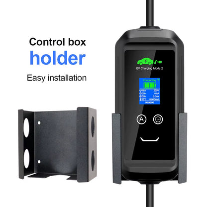 GOODCELL EV Charger Holder Wall Mounted, Durable EV Charging Cable Storage Hook for Electric Vehicles (Home/Garage Use)