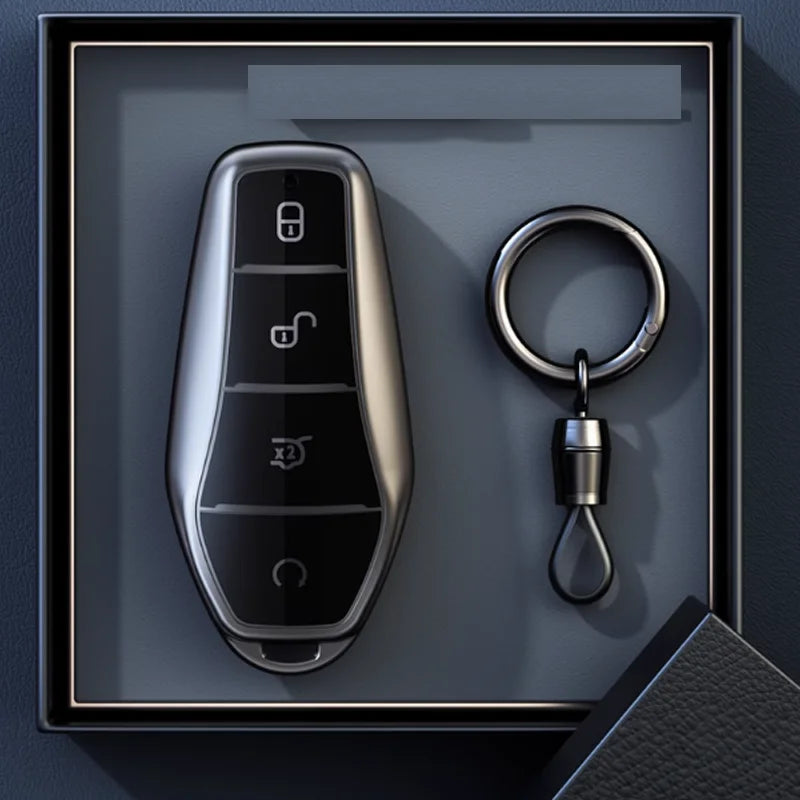 TPU Car Key Case for BYD Atto 3 Han EV Dolphin Durable Second Song Pro Tang Dm Qin plus MAX Yuan Key Bag Holder Cover Chain