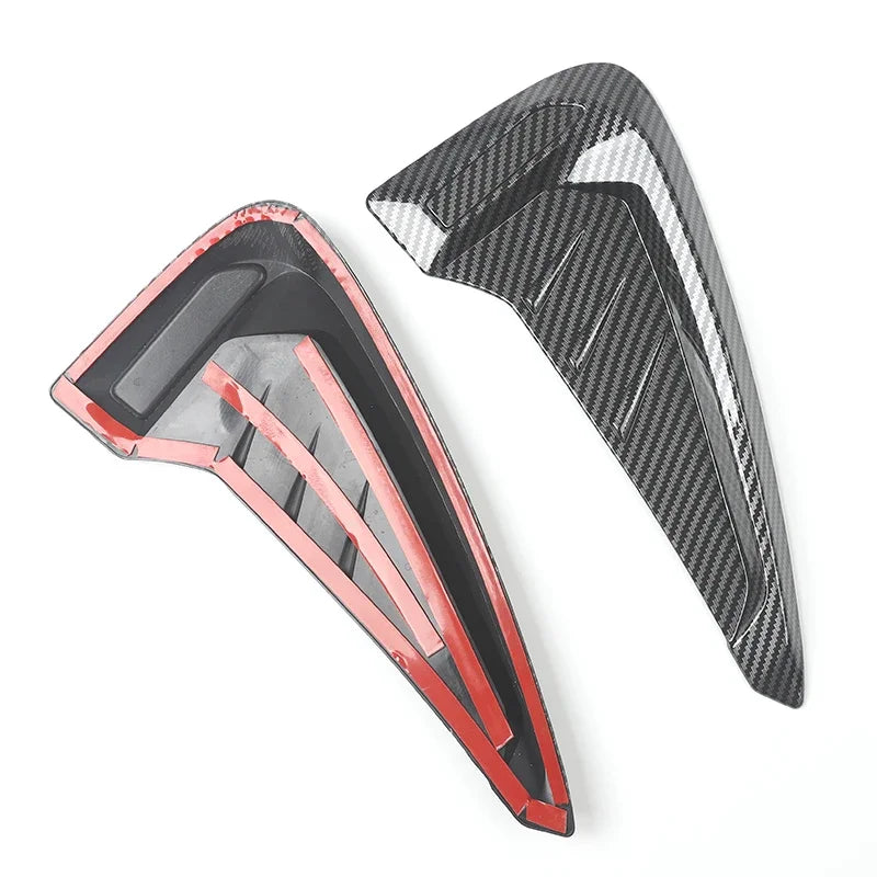 Car Shark 3D Gills Stickers Side Fender Vent Decoration Modification Hood Air Outlet Stickers for BYD Song Qin Han EV Tang DM
