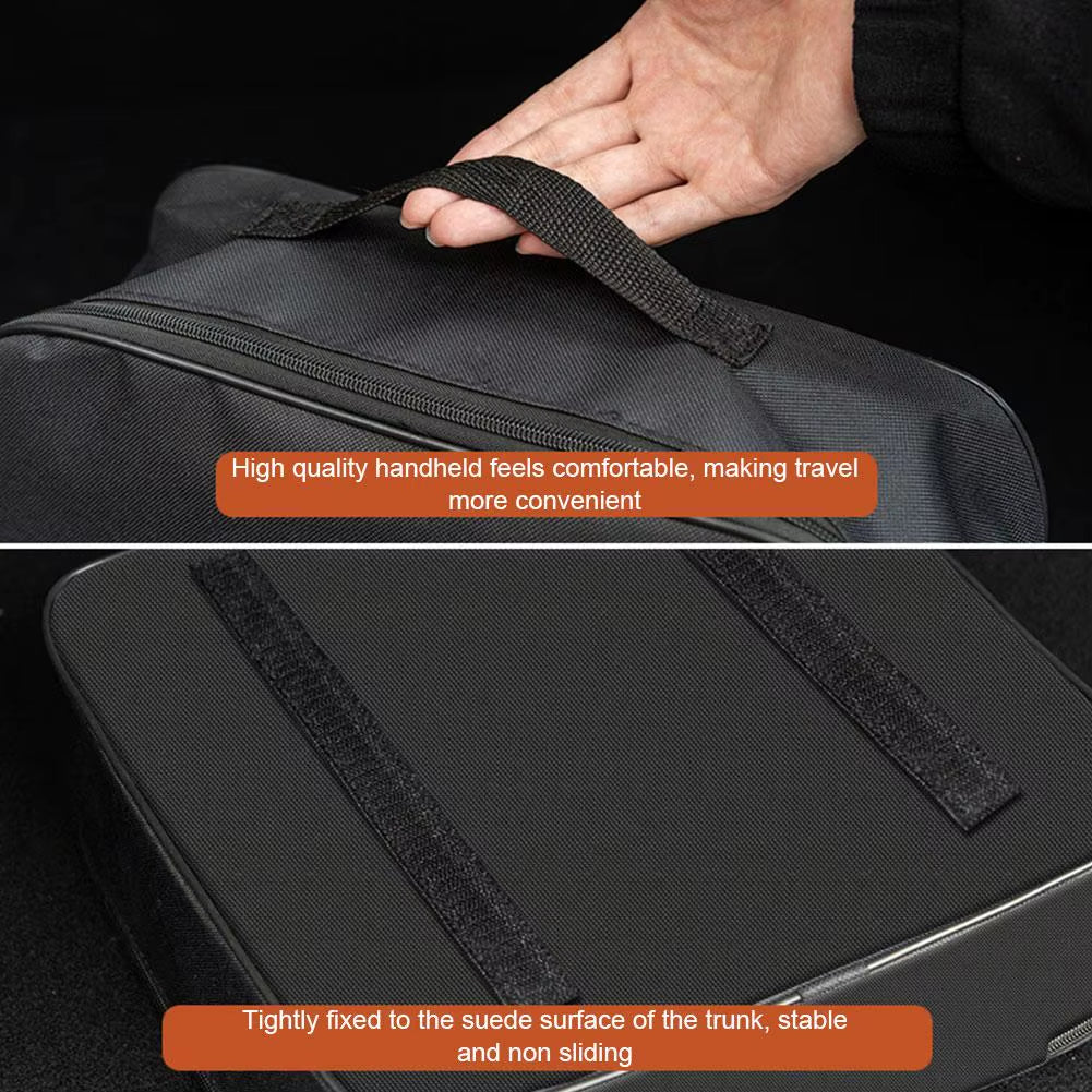 EV Cable Organizer Bag Electric Car Charger Box Charging Organizer Jumper Cable Bag Electric Vehicle Charging Cable Case