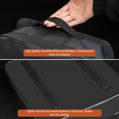 EV Cable Organizer Bag Electric Car Charger Box Charging Organizer Jumper Cable Bag Electric Vehicle Charging Cable Case