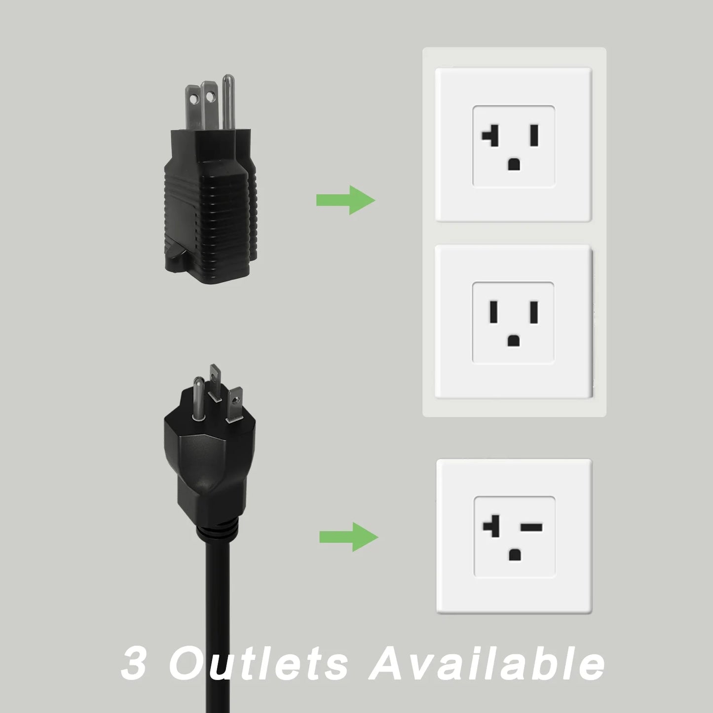 Nivel 1-2 EV Charger 16 Amperios 25 Pies Cable Cargador Eléctrico Portátil Para J1772 Evs Con Conector NEMA 6-20 Y Adaptador NEMA 5-15