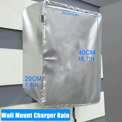 Charger Station Cover Protector Electric Vehicle Charger Rain Cover Weatherproof EV Charger Cover for Most Car Charger Stations