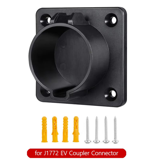 EV Charging Cord Hanger for Tesla Model 3 Y X S Charger Holder Wall Mount Nozzle Holster Dock Mobile Charger Cable Organizer