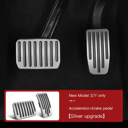 for Tesla Model 3 Model Y Highland 2017 to 2025 Foot Pedal Fuel Brake Pedal Rest Pedal Pads for Tesla Car Accessories