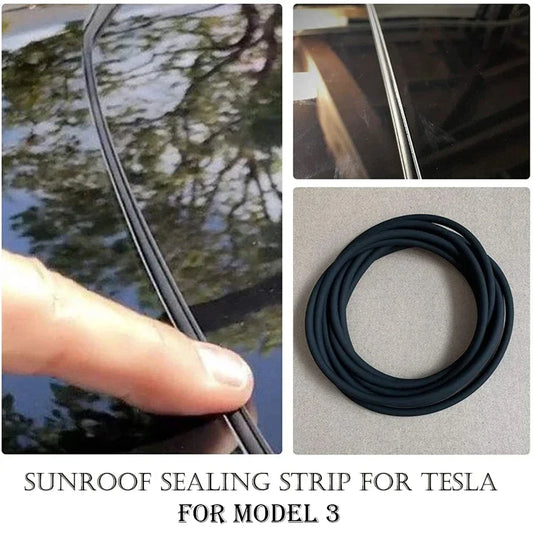 For Tesla 2017-2025 Model Y Juniper X S 3 Highland Door Seal Kit Soundproof Rubber Weather Strip Wind Noise Reduction Kit