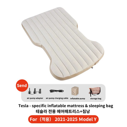 YZ for Tesla Model Y 2021-2025 Camping Mattress Memory Sponge Mattress Travel Bed Portable in Car Sleeping Outdoor Camping