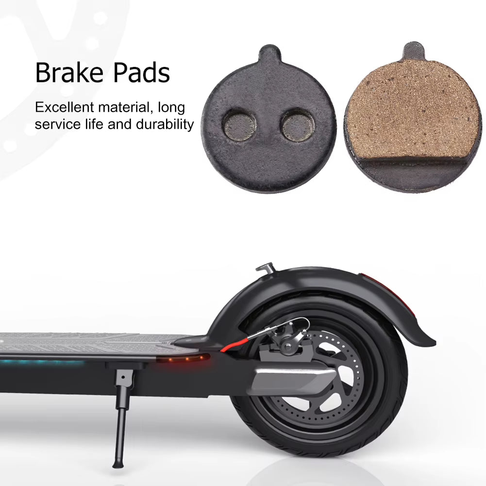 Folding Bike Disc Brake Pads 10 Pairs Electric Vehicle Brake Pads Electric Scooter Brake Pads for Kugoo Cycling Repair Accessory