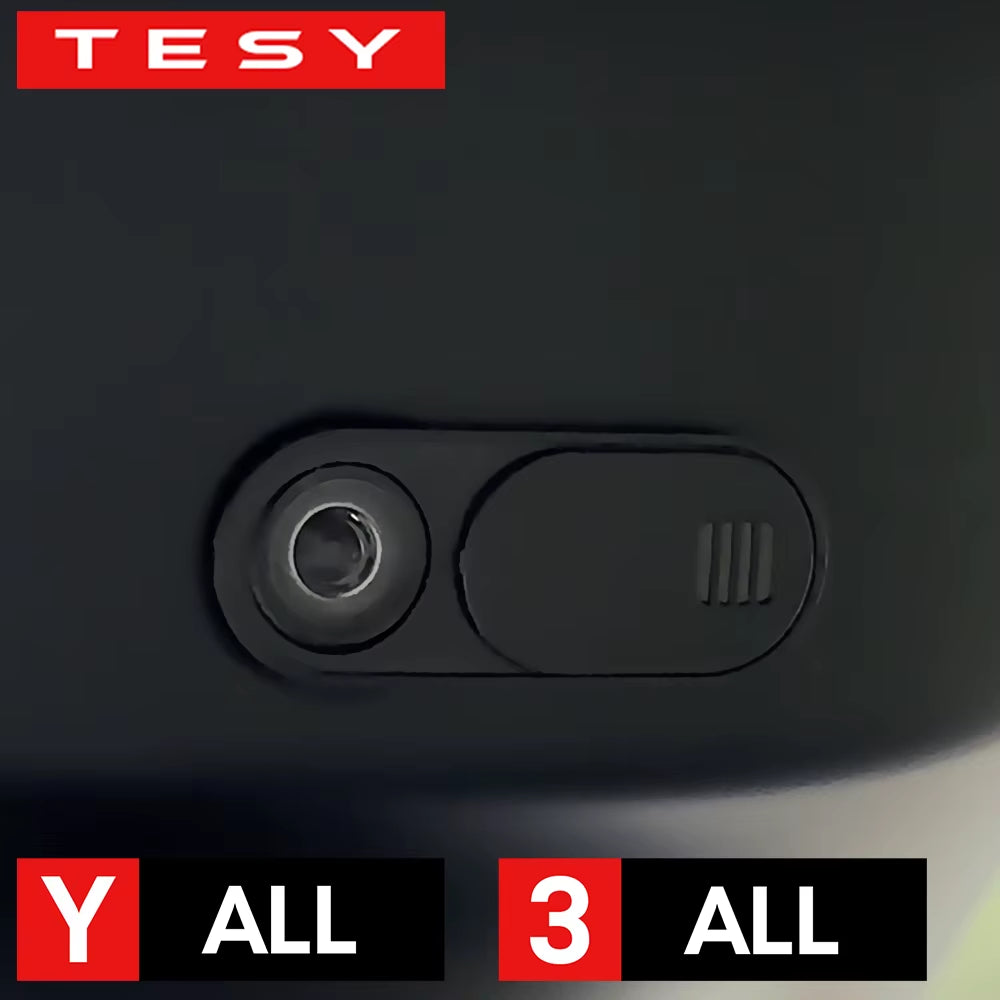 Car Camera Cover for Tesla Model Y 3 Cybertruck All Webcam Slide Blocker Privacy Protector Compatible with Tablet PC Laptop Ipad
