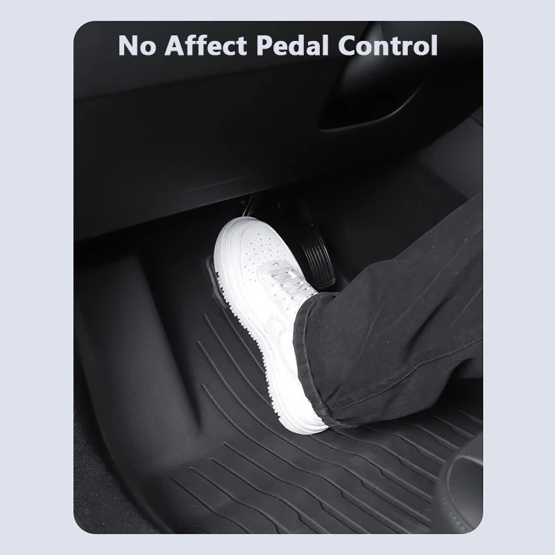 For Tesla New Model Y Juniper Launch 2025 Floor Mat TPE Carpet Waterproof Weather-Resistant Foot Pads Mats