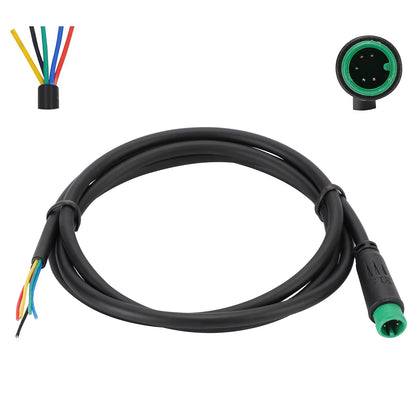Ebike Cables - 2/3/4/5/8/9 Pins Electric Bike Extension Cables for Motor, Brakes, Gear Sensor, Display, Controller, and Throttle