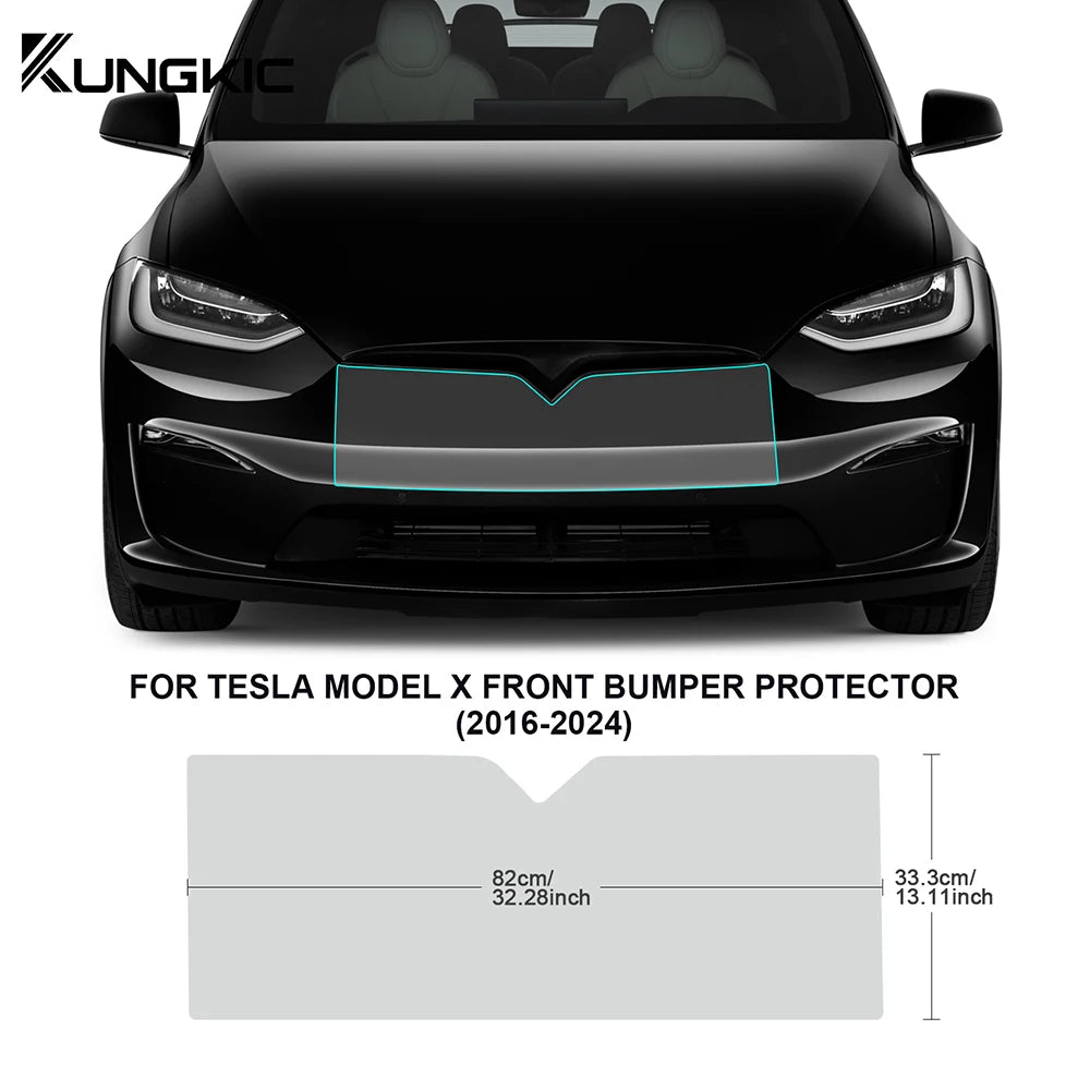 for Tesla Model X 2016-2024 Car Door Sills Protective Handle Sticker Precut Paint Protection Film TPU PPF 8.5Mil Decal