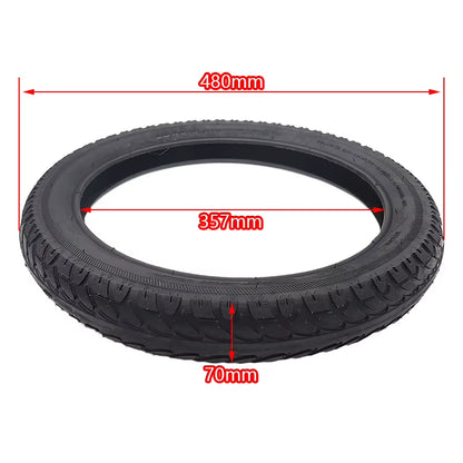 CST18*3.0 Outer Tyre Inner Tube 18X3.0 Off-Road Tire 76-355 Tube for 18 Inch Electric Vehicle Electric Tricycle Wheel